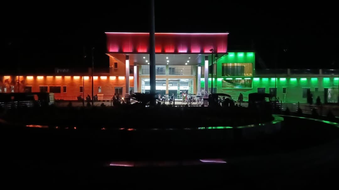 The Baripada Railway Station