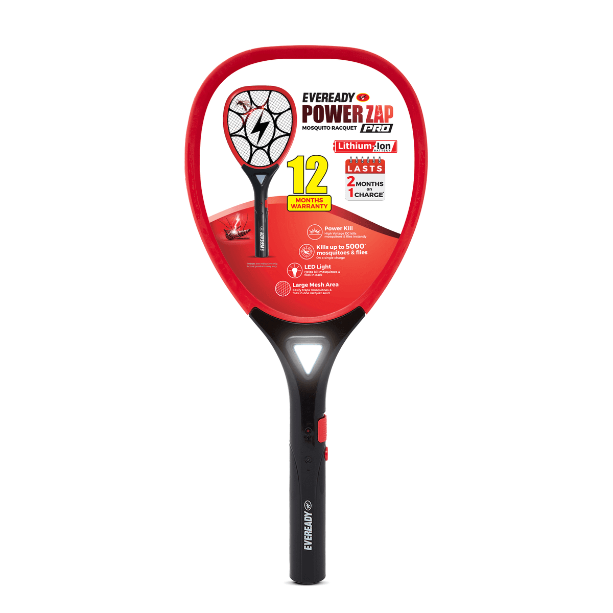 EVEREADY PowerZap Pro Mosquito Racquet 1