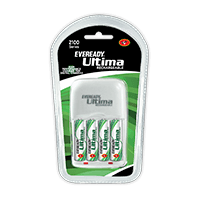 Eveready Rechargeable 2100 mAh AA Battery With Charger - Pack Of 4