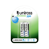 Uniross Rechargable AAA 800 NiMH 