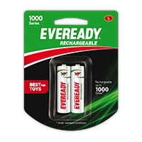 Eveready Rechargeable 700 mAh AA Battery– Pack Of 2