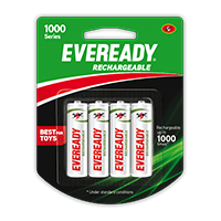 Eveready Rechargeable 700 mAh AA Battery – Pack Of 4