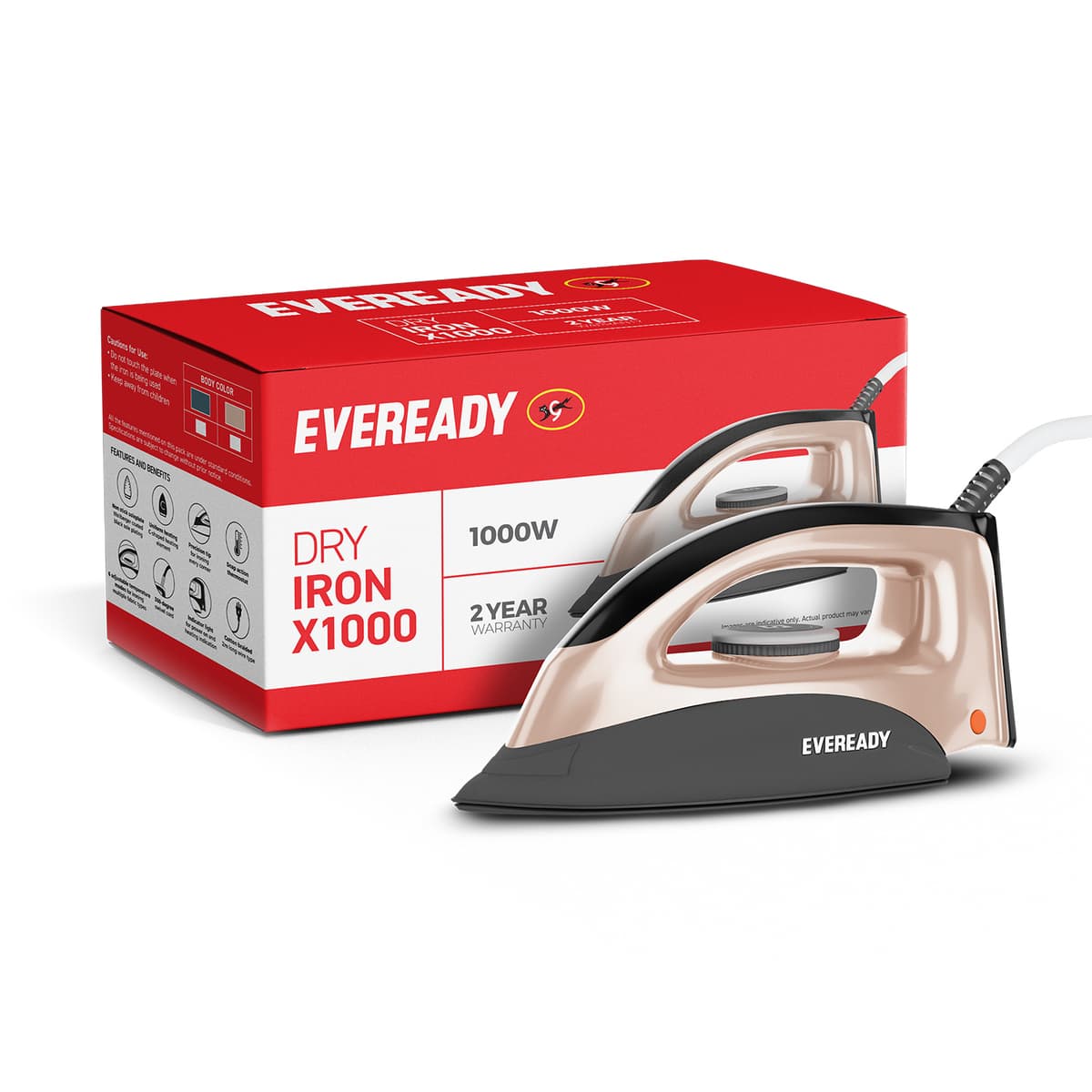 Dry iron X1000 B