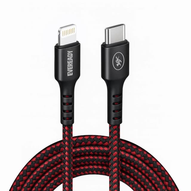 Eveready Type C to Type C 3A cable offers fast charging and high-speed ...
